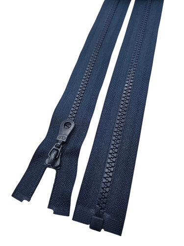 Navy zips chunky - zips,
