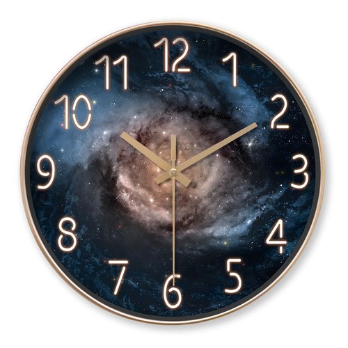 Round galaxy themed - galaxy, wall