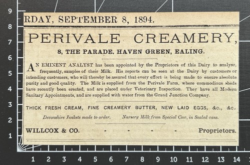 Perivale creamery dairy - creamery,