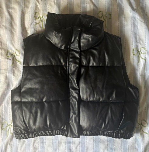 Zara women black faux - zara,