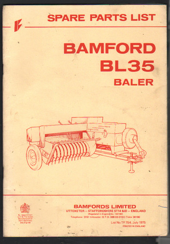 1975 bamford bl35 - "bl35", baler