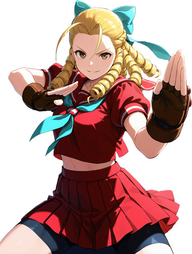Karin kanzuki fighting stance - karin,