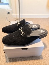 Mens Leather Slip On Sandals