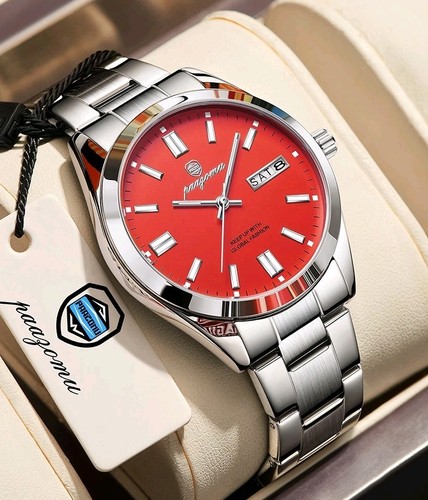 Mens stainless steel - steel, quartz