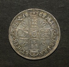CHARLES II. 1663 SHILLING