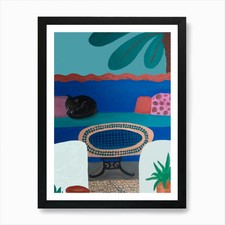 Holiday Reading Nook Art Print