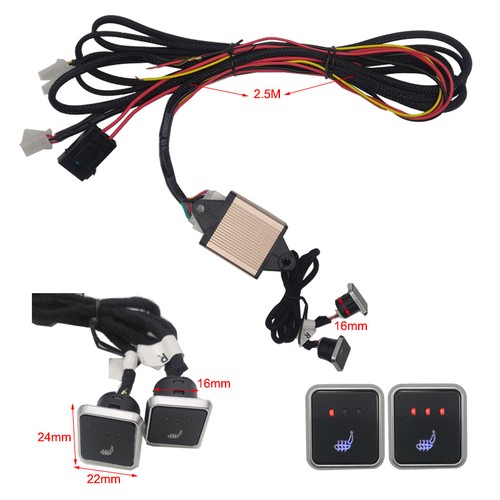 Universal car seat heater kit - car,