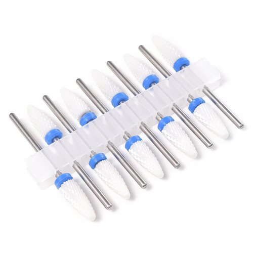 10pcs ceramic nail drill bits - 10pcs,