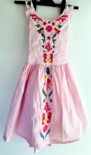 Mini boden girls pink stripe - girls,