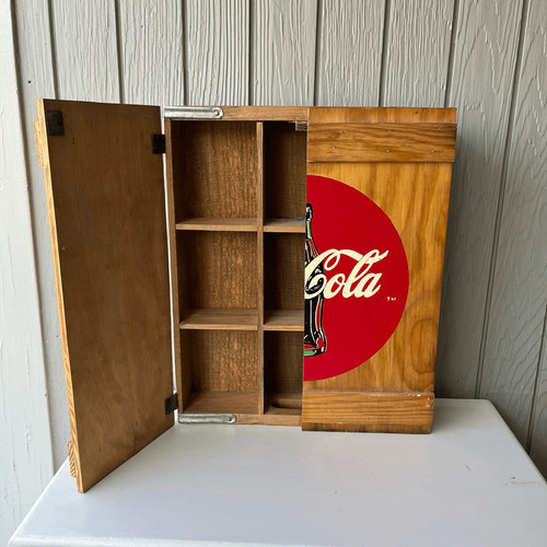 Vtg wood coca - coca-cola, crate
