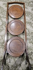 Vintage Wooden Folding Cake Stand Antique 3 Tier Wood Plants Cakes