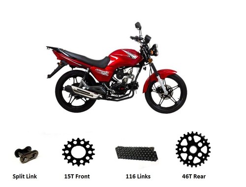 Chain and sprocket kit - and, heavy