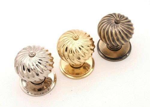 Door knobs twisted spiral - knobs,