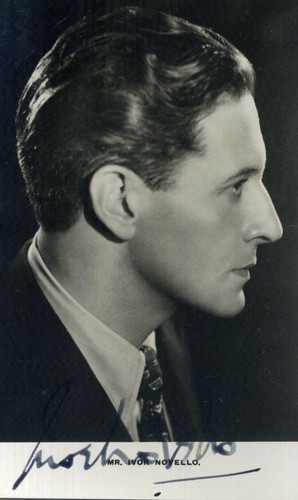 Ivor novello signed photograph - ivor,