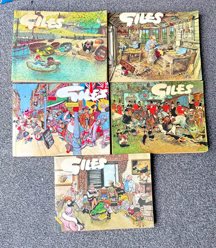 Giles cartoon books - giles,