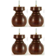 4 LARGE BUN FEET 10 cm Ref