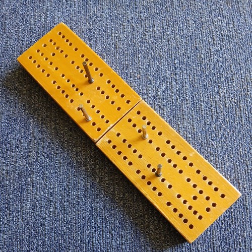 Travel cribbage board and - travel,