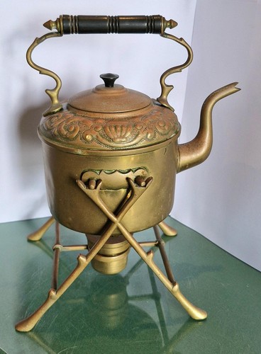 Antique copper and brass - and,