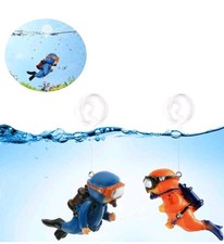 2 Pcs Fish Tank Decors Mini