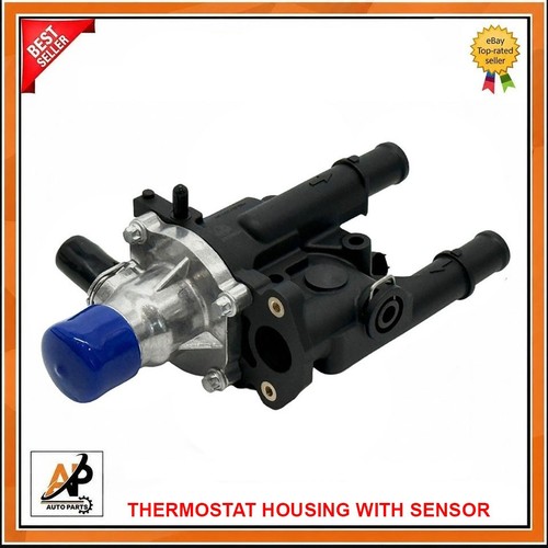 Thermostat housing with sensor - with,