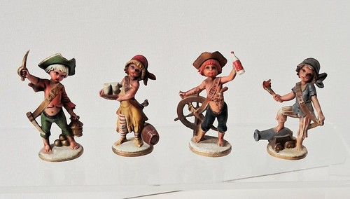 Vintage hard plastic pirate - vintage,