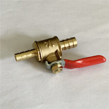 6mm 8mm 10mm 12mm Barb Hose Reducer Connector shut off Ball Valve Brass Fitting