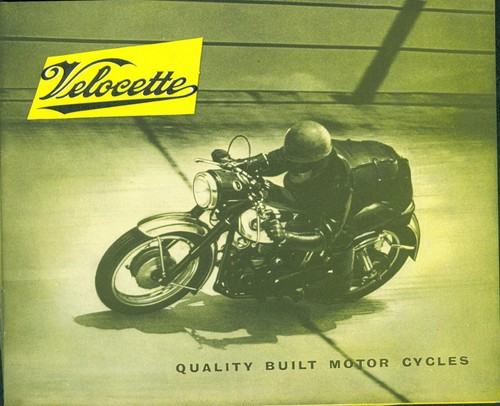 Velocette motorcycle brochure - motorcycle,