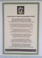 Royal Irish Rangers Poem