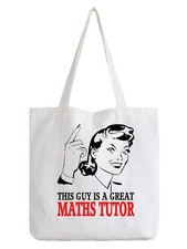 Maths Tutor Tote Bag Shopper