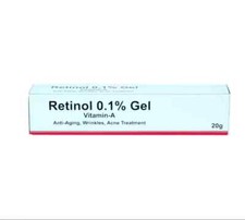Retinol night cream for