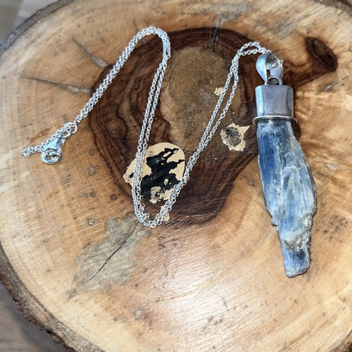 Natural rough blue kyanite - rough,