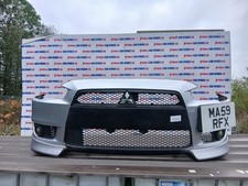 MITSUBISHI LANCER SALOON 4DR MK5 CY8A 2009 SILVER A31B FRONT BUMPER MARKS