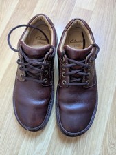 Clarks Men's Brown Leather Shoes size 7