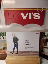 Original Levis Levi's Large Advertising Merchandise Shop Display Genuine Items 