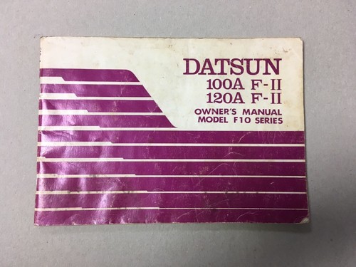 Datsun 100a 120a owners - 100a,