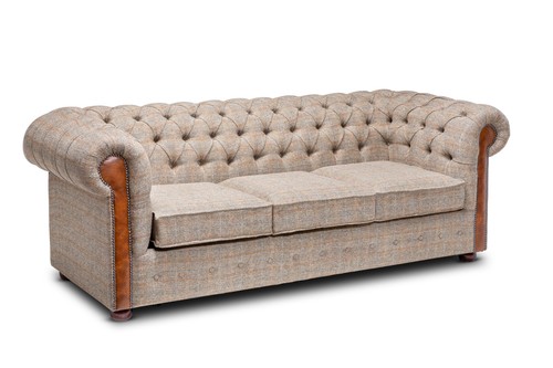Chesterfield three seater sofa - chesterfield,