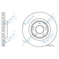 2x Brake Discs Vented For Kia