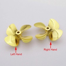 Professional Propeller Prop 4-Blades Accessory Propeller Prop RC Boat Model