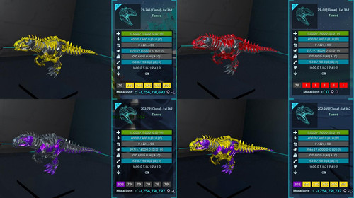 Tek giganotosaurus 1600 - tek, dmg