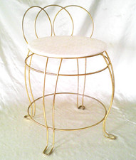 White Vanity Boudoir Chair