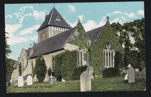 Old postcard searle church - old, nr