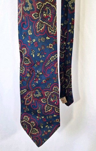 Vintage 90s paisley silk - paisley, tie