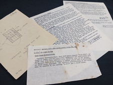 WW2 INTELLIGENCE DOCUMENTS re NEW GERMAN ARMY "ANTI-FLAIL TANK TELLERMINES" etc