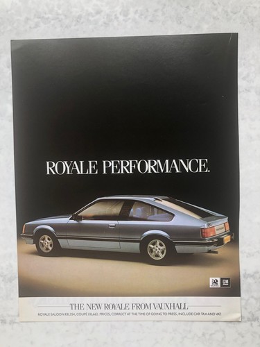 1979 programme advert vauxhall - advert,