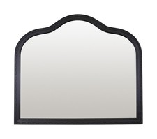 90x78cm Sofia Overmantle Black