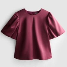 Primark Burgundy Crop Short