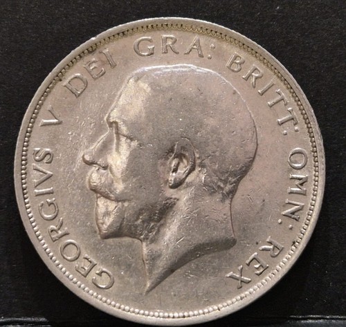 1914 half crown - half, v