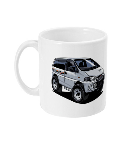 Mitsubishi delica ceramic mug - ceramic,