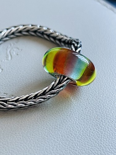 Trollbeads rainbow glass - rainbow, bead