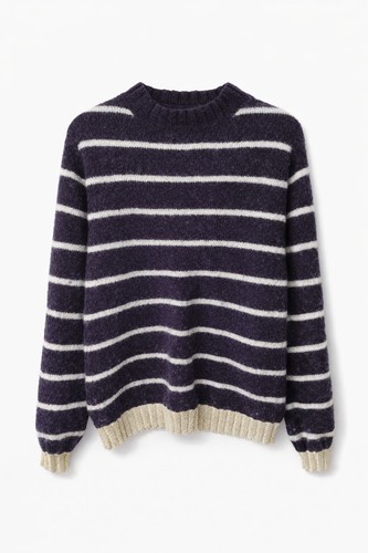 Next navy and cream striped - and,